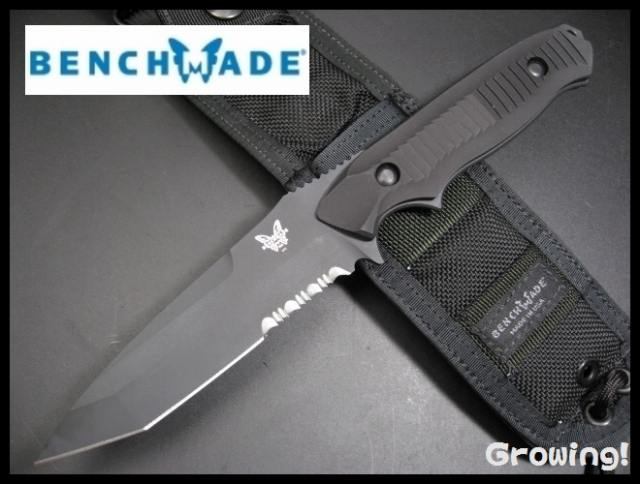 BENCHMADE 141SBK 154CMアウトドアナイフ箱、説明書、ケース付-