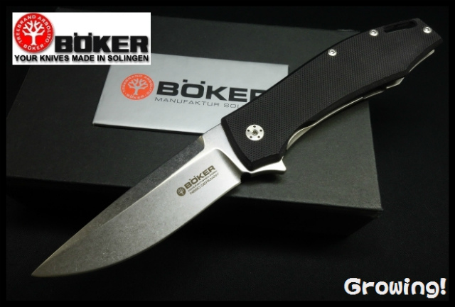 ナイフショップ グローイング！BOKER【ボーカー】 「KMP22」 【N690】【フリッパー】【G-10】折りたたみナイフ