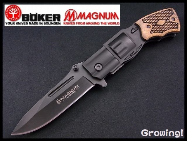 ナイフショップ グローイング Boker Magnum ボーカー マグナム Six Gun ココボロ 拳銃型ナイフ
