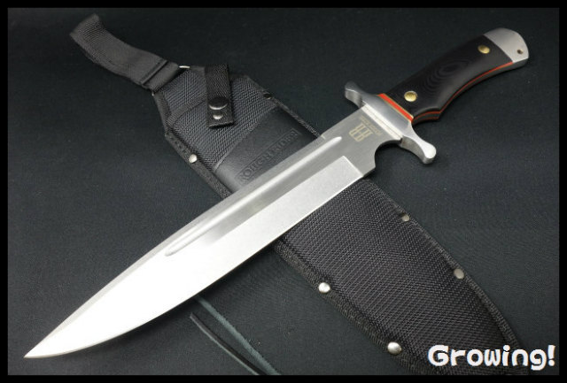 ナイフショップ グローイング ベスト ディフェンス 超大型サバイバルナイフ