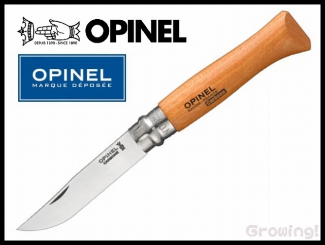 ナイフショップ　グローイング！OPINEL【オピネル】　カーボンスチールナイフ【No.9】113090