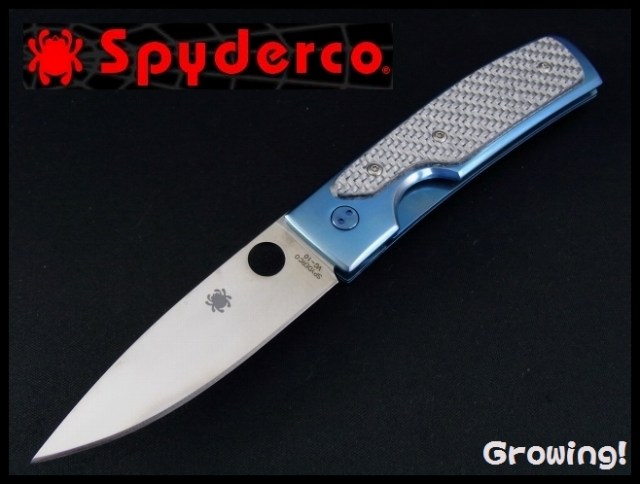 ナイフショップ グローイング！□Spyderco【スパイダルコ】□ セントファンテ「メモリー」【VG-10】【チタニウム＆グラスファイバー】Memory  □C155【配送料無料】