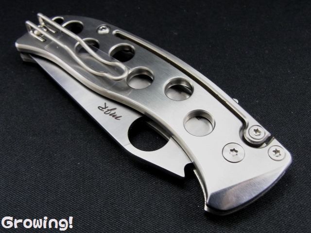 ナイフショップ グローイング！□Spyderco【スパイダルコ】□ 「PITS フォルダー」【N690Co】【チタン】PITS Folder  C192TI