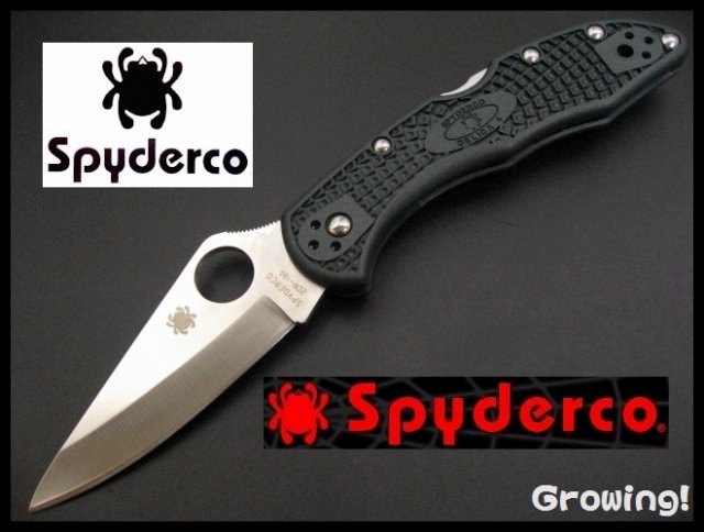 Spyderco(スパイダルコ) デリカ4　チタンコーティング　半波刃